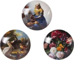 Gusta Hollandse Meesters - Gebaksbordje - ø15cm - Set 3 Stuks -Bestek Verkoop 1200x972