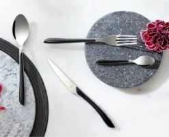 Amefa Eclat Zwart - 16 Delige Set - 4 Persoons - Zwart Gekleurd Bestek -Bestek Verkoop 1200x975 2