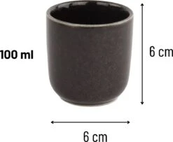 Orange85 Koffiekopjes - Espresso Kopjes - Set Van 6 - 100 Ml - Zwart -Bestek Verkoop 1200x987 2