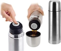 Excellent Houseware KOOPMAN Thermoskan Bullet 1 Liter RVS -Bestek Verkoop 1200x999