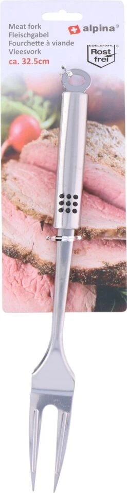 Vleesvork 32,5 Cm Van RVS - Keukengerei - Kookgerei - Tweetandige Vork -Bestek Verkoop 309x1200 1