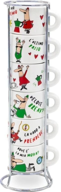 Bialetti Impilabili Italia Espresso Kopjes In Rek 6 Stuks -Bestek Verkoop 385x1200 1