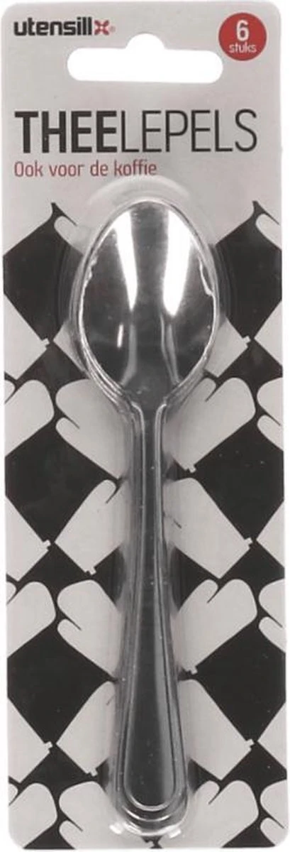 Merkloos Theelepels 6 Stuks - Koffielepels - Lepeltjes 4 Merkloos Theelepels 6 Stuks - Koffielepels - Lepeltjes - Afbeelding 2