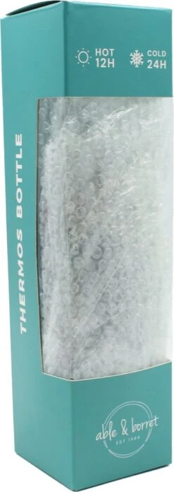 Thermoskan - Thermosfles 500 Ml - Temperatuur Display - 500 Ml - RVS - Wit - Able & Borret -Bestek Verkoop 426x1200