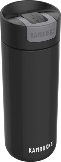 Kambukka Olympus Thermosbeker 500 Ml - Makkelijk Reinigen - Lekvrije Koffiebeker - RVS - Darkness -Bestek Verkoop 450x1200