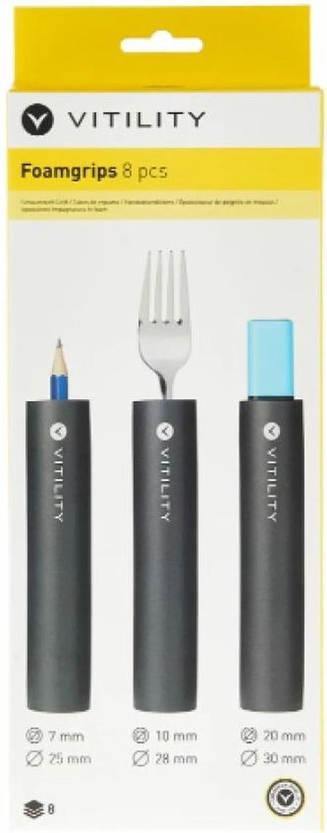 Handvatverdikkers Foamgrip 8 Stuks 4 Handvatverdikkers Foamgrip 8 Stuks - Afbeelding 2