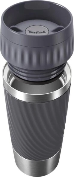 Tefal Travel Mug Easy Twist Thermobeker - Antraciet - 0,36 Liter -Bestek Verkoop 504x1200 1