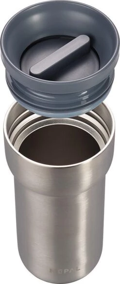 Mepal Isoleerbeker Ellipse 375 Ml – Houdt Je Drankje 4 Uur Warm En 8 Uur Koud – Natural Brushed – Koffiebeker To Go – Lekdicht – Thermosbeker -Bestek Verkoop 507x1200 1