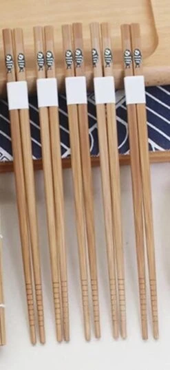 Chopsticks - Bamboe - 5 Paar - Sushi - Giftset -Bestek Verkoop 551x1200 1