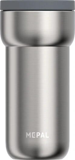 Mepal Isoleerbeker Ellipse 375 Ml – Houdt Je Drankje 4 Uur Warm En 8 Uur Koud – Natural Brushed – Koffiebeker To Go – Lekdicht – Thermosbeker -Bestek Verkoop 564x1200