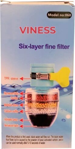 VINESS Waterfilter - Kraanfilter - Drinkwaterfilter - Waterzuivering - Waterbesparend - Duurzaam - Roze 17 VINESS Waterfilter - Kraanfilter - Drinkwaterfilter - Waterzuivering - Waterbesparend - Duurzaam - Roze -Bestek Verkoop 608x1200