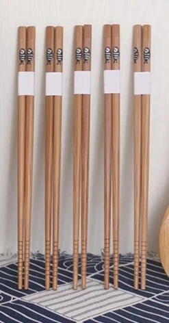 Chopsticks - Bamboe - 5 Paar - Sushi - Giftset -Bestek Verkoop 628x1200 1