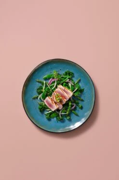 Palmer Bord Lotus 27.5 Cm Zwart Turquoise Stoneware 2 Stuk(s) -Bestek Verkoop 800x1200 47