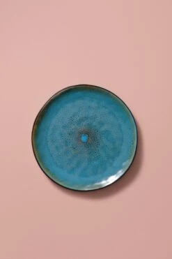 Palmer Bord Lotus 27.5 Cm Zwart Turquoise Stoneware 2 Stuk(s) -Bestek Verkoop 800x1200 49
