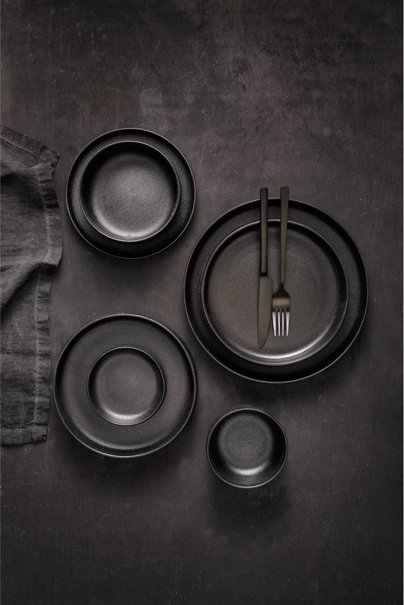 Maastricht Porselein Bord Diep Universe 21 Cm Zwart Porselein 1 Stuk(s) 7 Maastricht Porselein Bord Diep Universe 21 Cm Zwart Porselein 1 Stuk(s) - Afbeelding 5