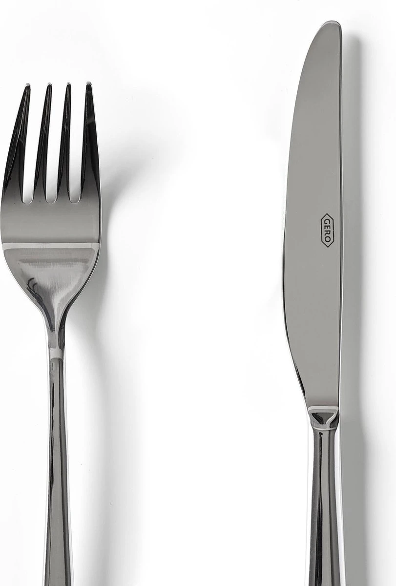 Gero Ellen Bestekset - 24 Stuks - 6 Persoons - Glanzend Staal 7 Gero Ellen Bestekset - 24 Stuks - 6 Persoons - Glanzend Staal - Afbeelding 5