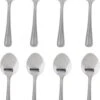 Merkloos 8x Stuks Sierlijke Grote Thee/dessertlepeltjes - Bestek - 15 Cm Van RVS -Bestek Verkoop 836x1200 2