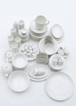 Vtwonen 4 Koffiekopjes Met Schoteltjes - Wit - Porselein - 100ml -Bestek Verkoop 866x1200 3