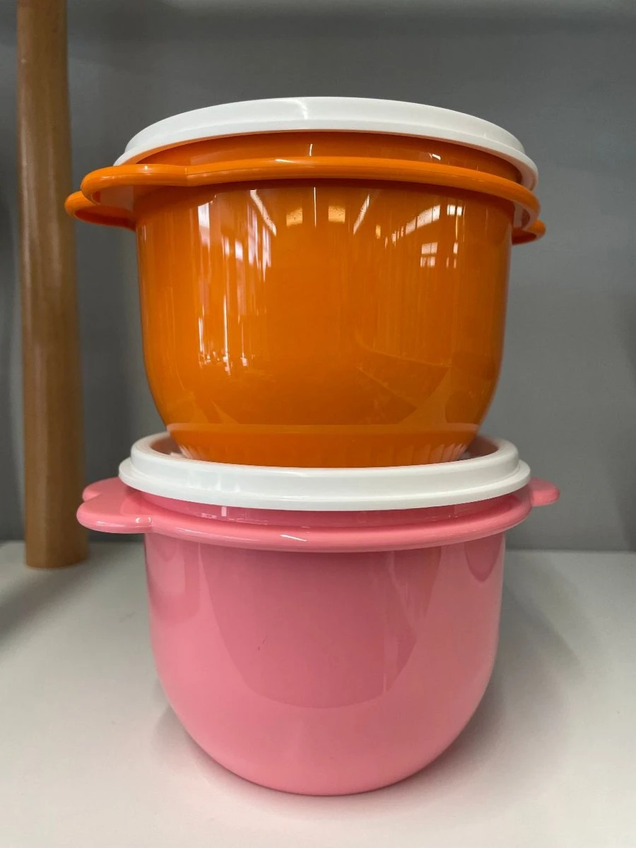 Tupperware Zonnedeksel Kommen Set Van 2 3 Tupperware Zonnedeksel Kommen Set Van 2