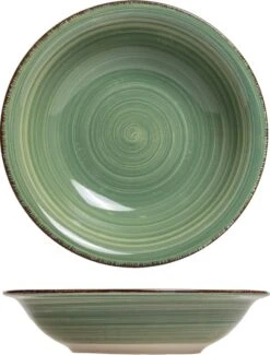 Studio Tavola Diepe Borden Summer Green ø 21 Cm - 6 Stuks -Bestek Verkoop 912x1200 1