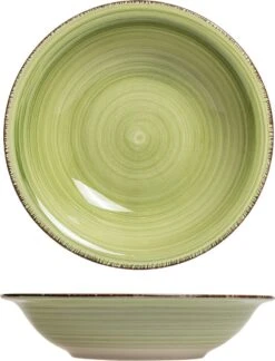 Studio Tavola Diepe Borden Summer Green ø 21 Cm - 6 Stuks -Bestek Verkoop 915x1200 2
