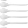 Cosy & Trendy Koffie/theelepeltje - 6 Stuks - Kunststof - Wit - 13 Cm -Bestek Verkoop 938x1200