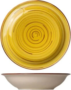 Tavola - Diepe Borden - Kleurrijk - Ø21cm - (6 Stuks) -Bestek Verkoop 940x1200