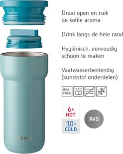 Mepal Isoleerbeker Ellipse 375 Ml – Houdt Je Drankje 4 Uur Warm En 8 Uur Koud – Titanium – Koffiebeker To Go – Lekdicht – Thermosbeker 19 Mepal Isoleerbeker Ellipse 375 Ml – Houdt Je Drankje 4 Uur Warm En 8 Uur Koud – Titanium – Koffiebeker To Go – Lekdicht – Thermosbeker -Bestek Verkoop 955x1200 1