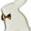 Riviera Maison RM Easter Bunny Serving Plate - Porselein - 23.0x18.0x2.5 Cm
