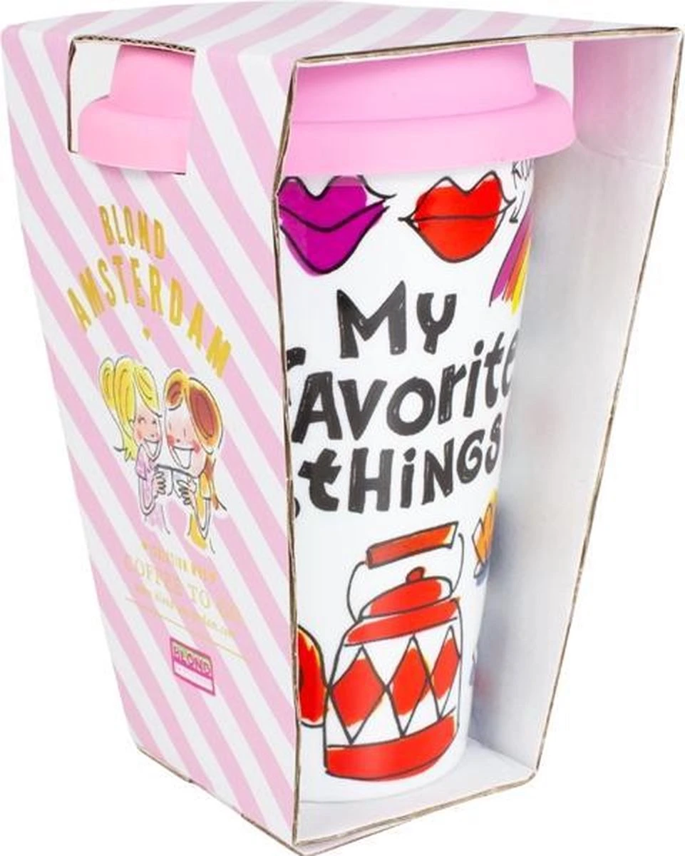 Blond Amsterdam Specials - Coffee To Go Beker - My Favorite Things - 250 Ml 3 Blond Amsterdam Specials - Coffee To Go Beker - My Favorite Things - 250 Ml