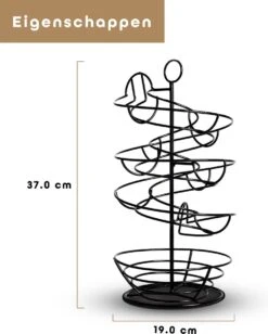 Eiermand – Eierrek – Eierhouder – Eieren – Zwart - Pasen - Tot 40 Eieren - 360° - BAULK® -Bestek Verkoop 963x1200 1