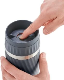 Tefal Travel Mug Easy Twist Thermobeker - Antraciet - 0,36 Liter -Bestek Verkoop 970x1200