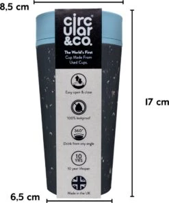 RCUP 340 Ml - Zwart/Blauw Black And Teal -Bestek Verkoop 999x1200 1